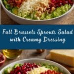 Chopped Brussels Sprouts Salad with Creamy Shallot Dressing Recipe
