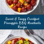 Crockpot Pineapple Barbecue Meatballs Recipe