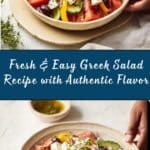 Easy & Authentic Greek Salad Recipe