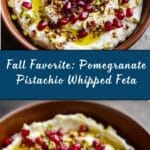Pomegranate Pistachio Whipped Feta Recipe