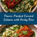Curried Salmon & Herby Rice Recipe