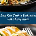 Keto Chicken Enchiladas Recipe