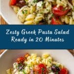 Greek Pasta Salad Recipe