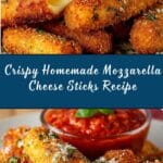 Homemade Mozzarella Cheese Sticks Recipe