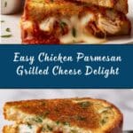 Lazy Chicken Parmesan Grilled Cheese Recipe