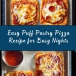 Puff Pastry Pizza Recipe