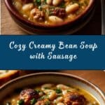 Creamy Bean Soup with Sausage Recipe
