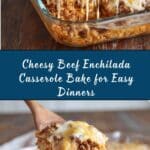 Cheesy Beef Enchilada Casserole Recipe