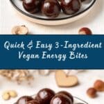 3-ingredient vegan energy balls Recipe