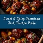 Baked Jamaican Pineapple Jerk Chicken Recipe