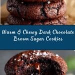 Dark Chocolate Brown Sugar Cookies Recipe