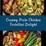 Pesto Chicken Tortellini and Veggies Recipe
