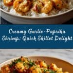 Creamy Garlic-Paprika Shrimp Skillet Recipe
