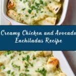 Chicken and Avocado Enchiladas Recipe