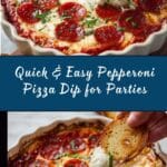 Quick & Easy Pepperoni Pizza Dip Recipe