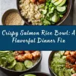 Crispy Salmon Rice Bowl Recipe