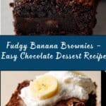 Banana Brownies Recipe