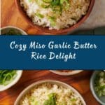 Miso Garlic Butter Rice Recipe