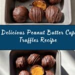Peanut Butter Cup Cottage Cheese Truffles Recipe