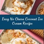 How to Make No Churn Coconut Ice Cream Recipe