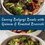 Bulgogi Bowls with Quinoa and Roasted Broccoli Recipe