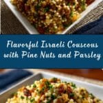 Israeli Couscous with Pine Nuts and Parsley Recipe