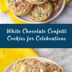 White Chocolate Confetti Cookies Recipe