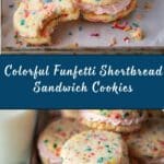 Funfetti Shortbread Sandwich Cookies Recipe