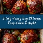Sticky Honey Soy Baked Chicken Recipe