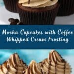 Mocha Cupcakes with Coffee Whipped Cream Frosting Recipe
