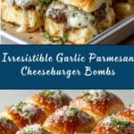 Garlic Parmesan Cheeseburger Bombs Recipe