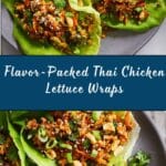 Thai Chicken Lettuce Wraps Recipe