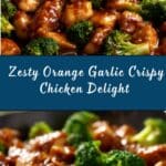 Crispy Orange Garlic Chicken Recipe