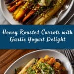 Roasted Carrots with Honey and Garlic Yogurt Sauce Recipe