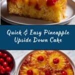 Pineapple Upside Down Cake Recipe