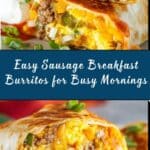 Sausage Breakfast Burritos Recipe