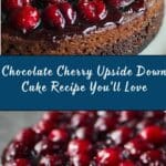 Chocolate Cherry Upside Down Cake Recipe
