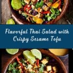 Thai Salad with Sesame-Crusted Tofu Recipe