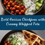 Harissa Chickpeas with Whipped Feta Recipe