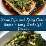 Warm Tofu with Spicy Garlic Sauce Recipe