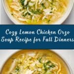 Lemon Chicken Orzo Soup Recipe