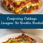 The Easiest Cabbage Lasagna Recipe