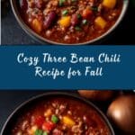 Three Bean Chili Recipe