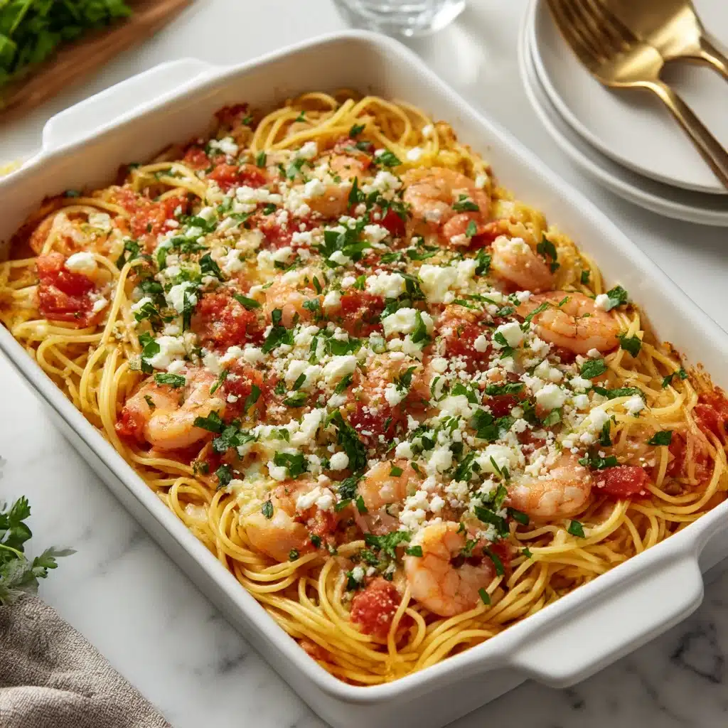 Greek Shrimp Pasta Recipe - Recipe Image