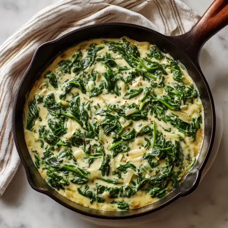 Easy Creamed Spinach Recipe