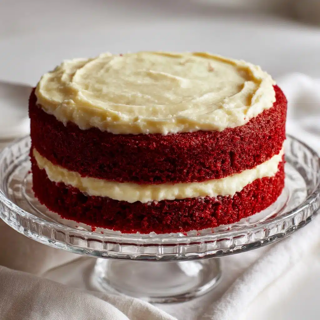 Red Velvet Cake with Cream Cheese Frosting Recipe - Recipe Image