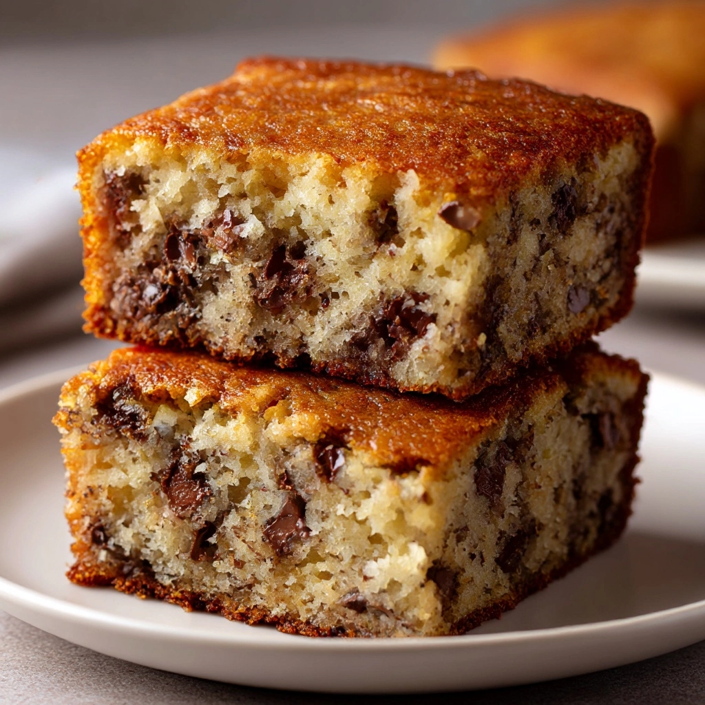 Chocolate Chip Banana Snack Cake Recipe