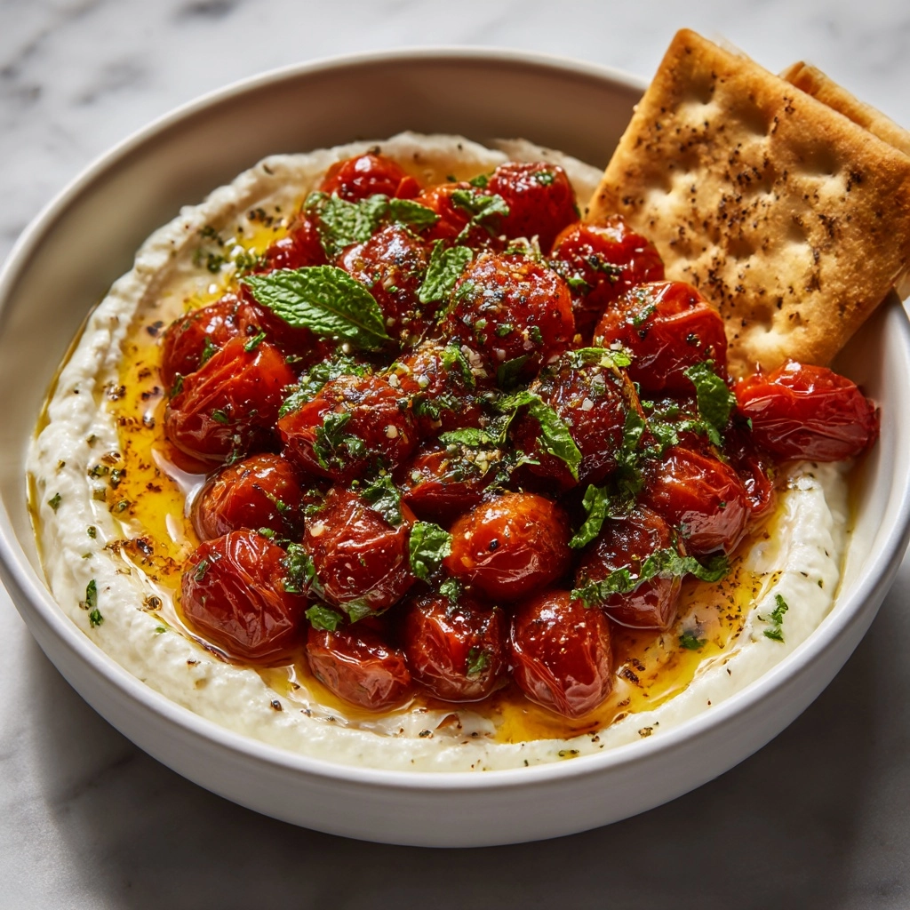 Whipped Feta Dip with Roasted Tomatoes Recipe