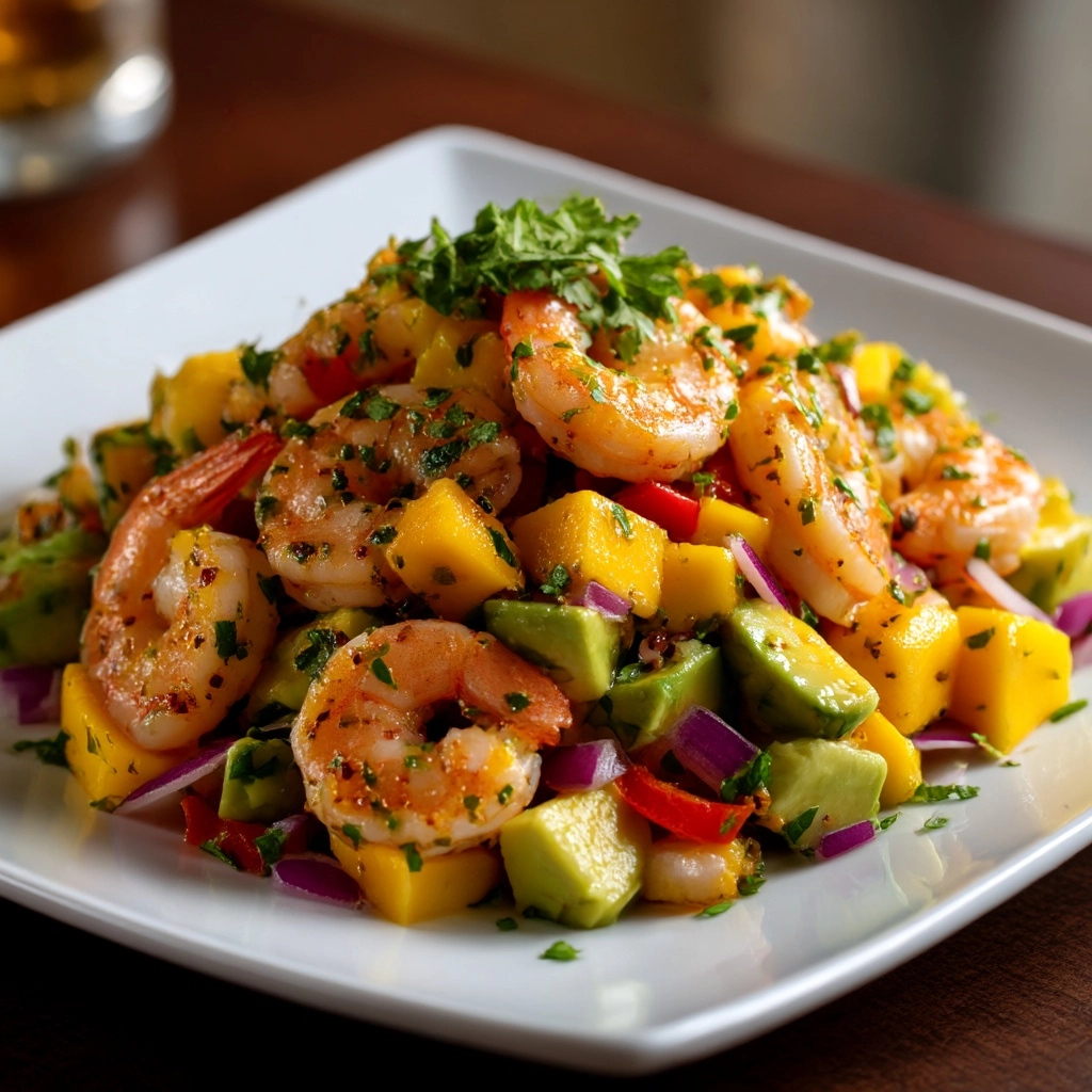 Mango Avocado Shrimp Salad Recipe - Recipe Image
