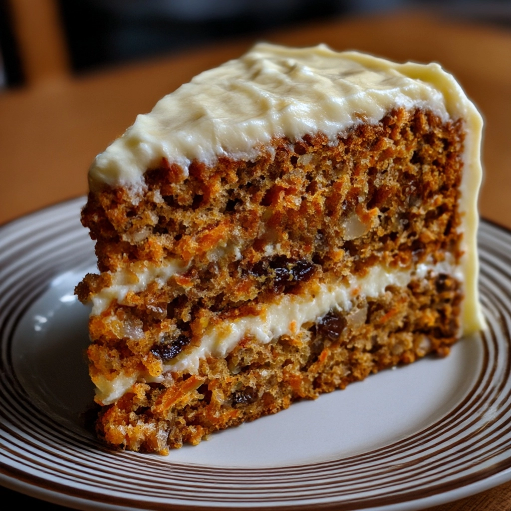 Homemade Carrot Cake Recipe with Cream Cheese Frosting Recipe - Recipe Image